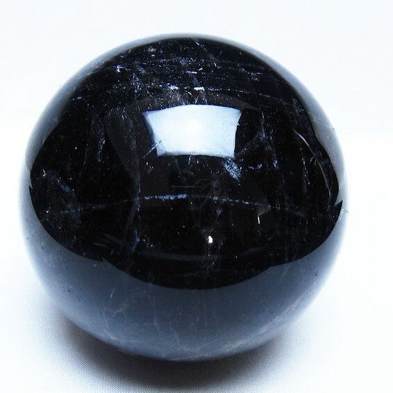 1.2Kg モリオン 黒水晶 丸玉 93mm スフィア 一点物 151-9303