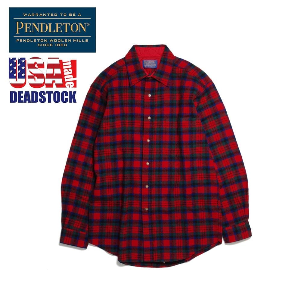 【Pendleton】ペンドルトン　シャツ　80s　　USA製　ウール　Ｓ