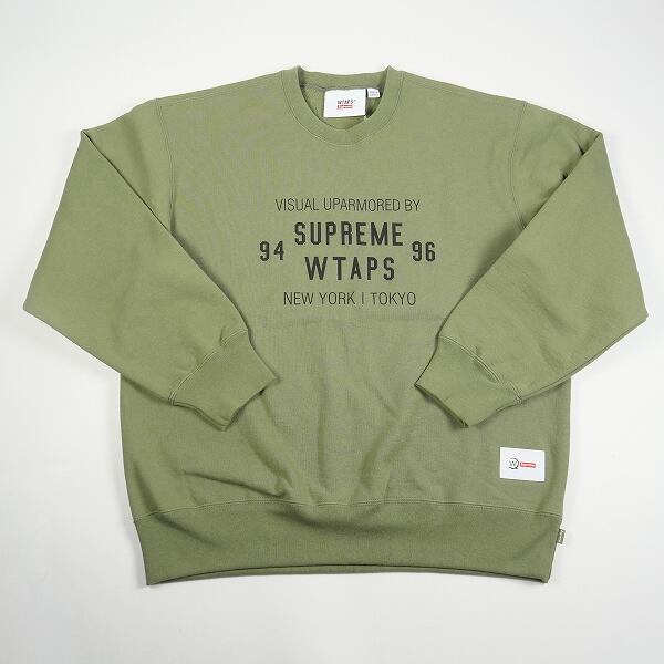 Size【L】 SUPREME シュプリーム ×WTAPS ダブルタップス 21AW Crewneck 