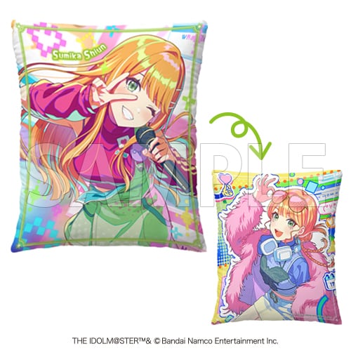 進撃の巨人〉エルヴィン猫&リヴァイ猫 クッション (Illustrations by