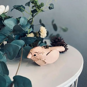 【イエロー / ことり】革模型キット 003 レザークラフト DIY