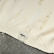 custom boro POLO RALPH LAUREN cotton knit vest