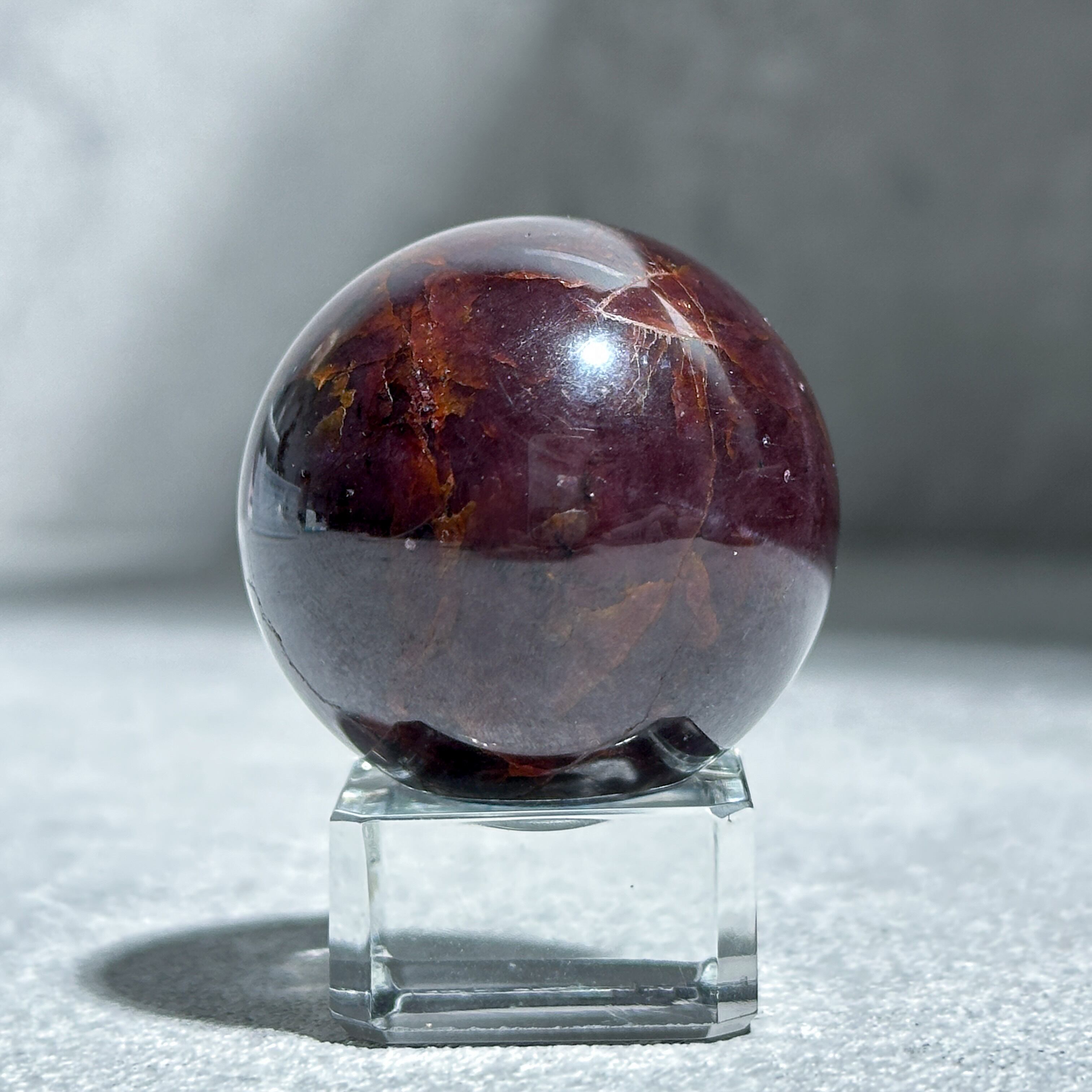 hhkk様　レア　高品質　スター　ガーネット　スフィア　天然石 hhkk様 レア 高品質 スター ガーネット スフィア 天然石