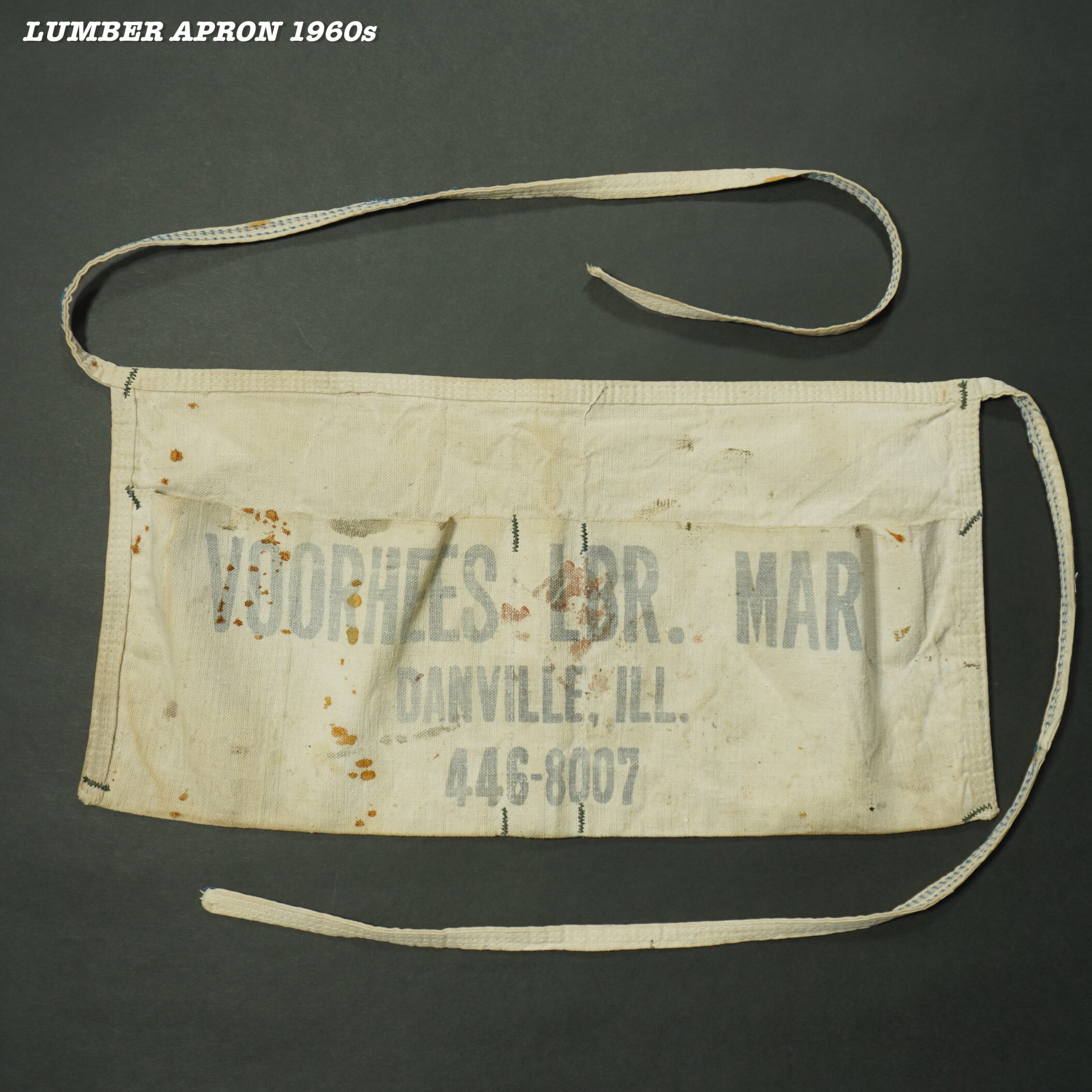 VOORHEES LBR. MART LUMBER APRON | Loki Vintage&Used