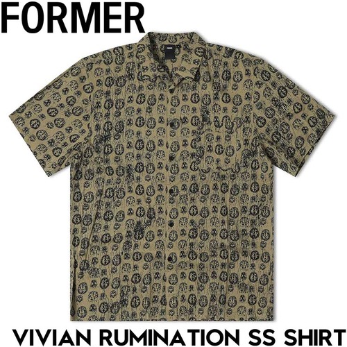半袖シャツ FORMER フォーマー VIVIAN RUMINATION SS SHIRT FSH-24313 日本代理店正規品L