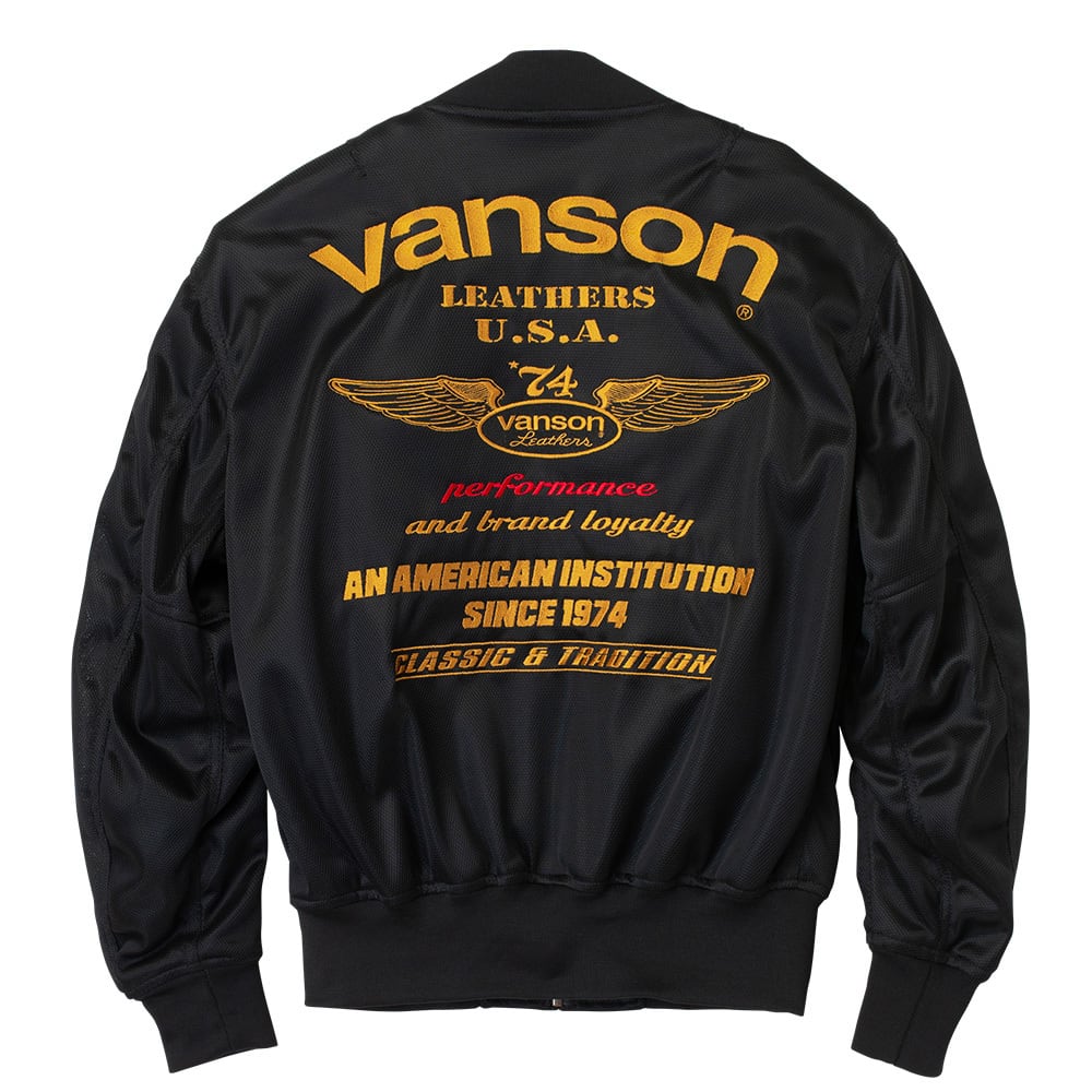 VS26101S メッシュMA-1ジャケット | vansonleathers
