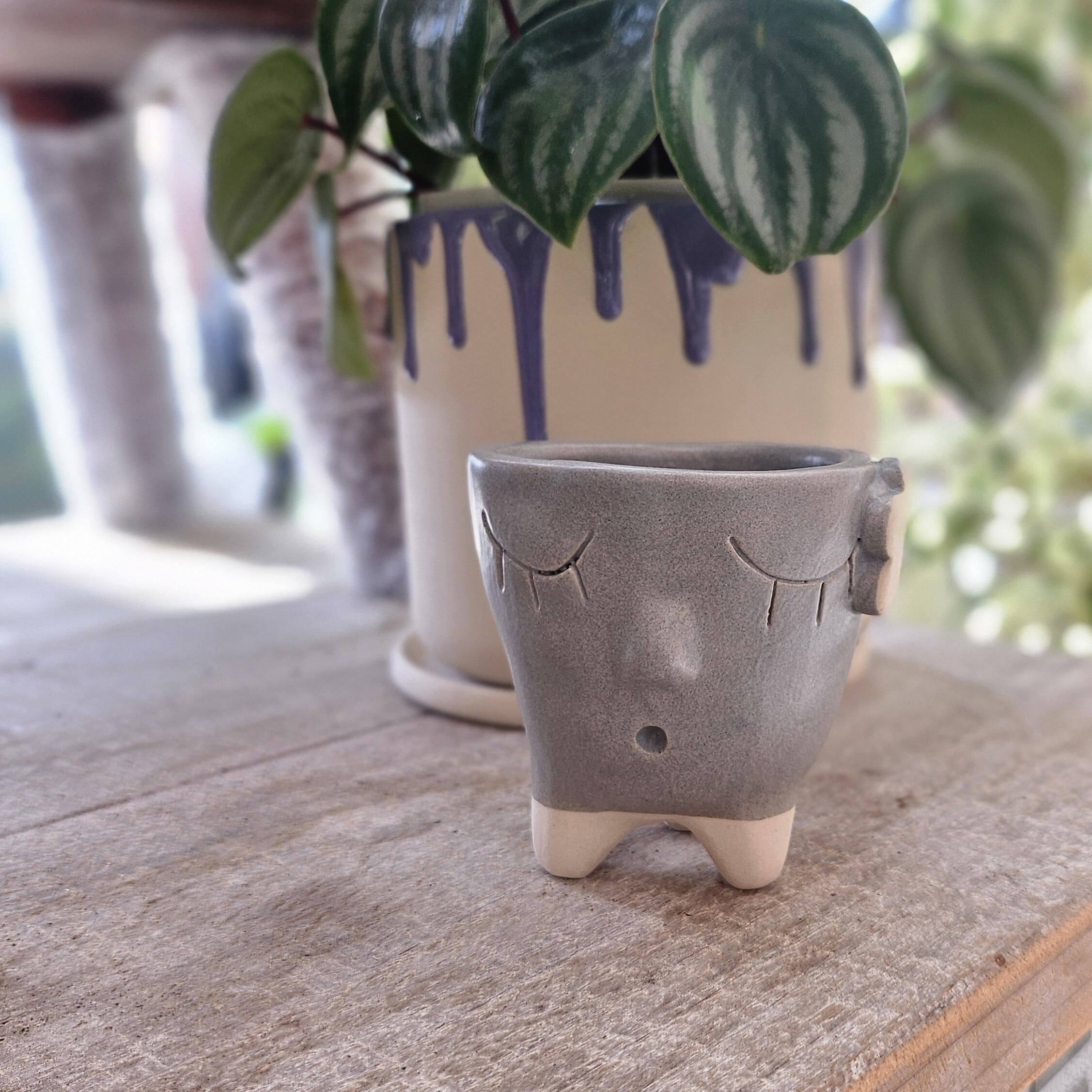 Mini04 】タイの陶器工房ハンドメイド植木鉢 | Plants Baka