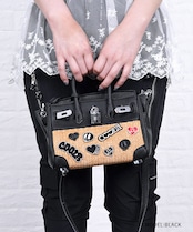 【直営限定ITEM】COOLAオリジナルミニサマーハンドBAG (BROWN) CQ-46521H