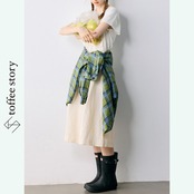 【2color】さり気ない刺繍をON♪上質コットン&リネンのハイウエスト七分丈パンツ《P0198》