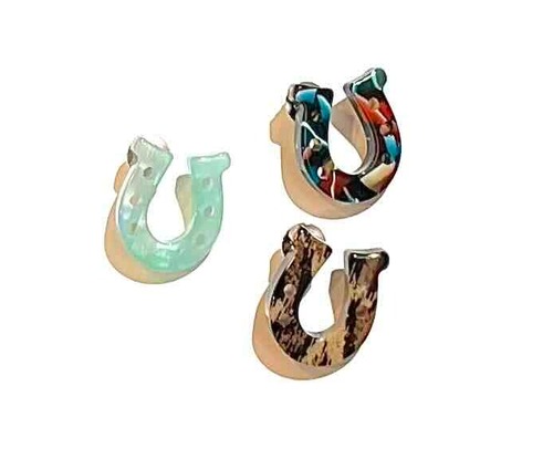 蹄鉄ピンブローチ●手磨き仕上げで綺麗♪メガネ産地福井から