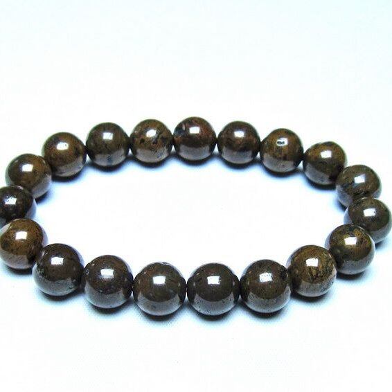 コンドライト ブレスレット サハラNWA869 隕石 11mm 一点物 199-855