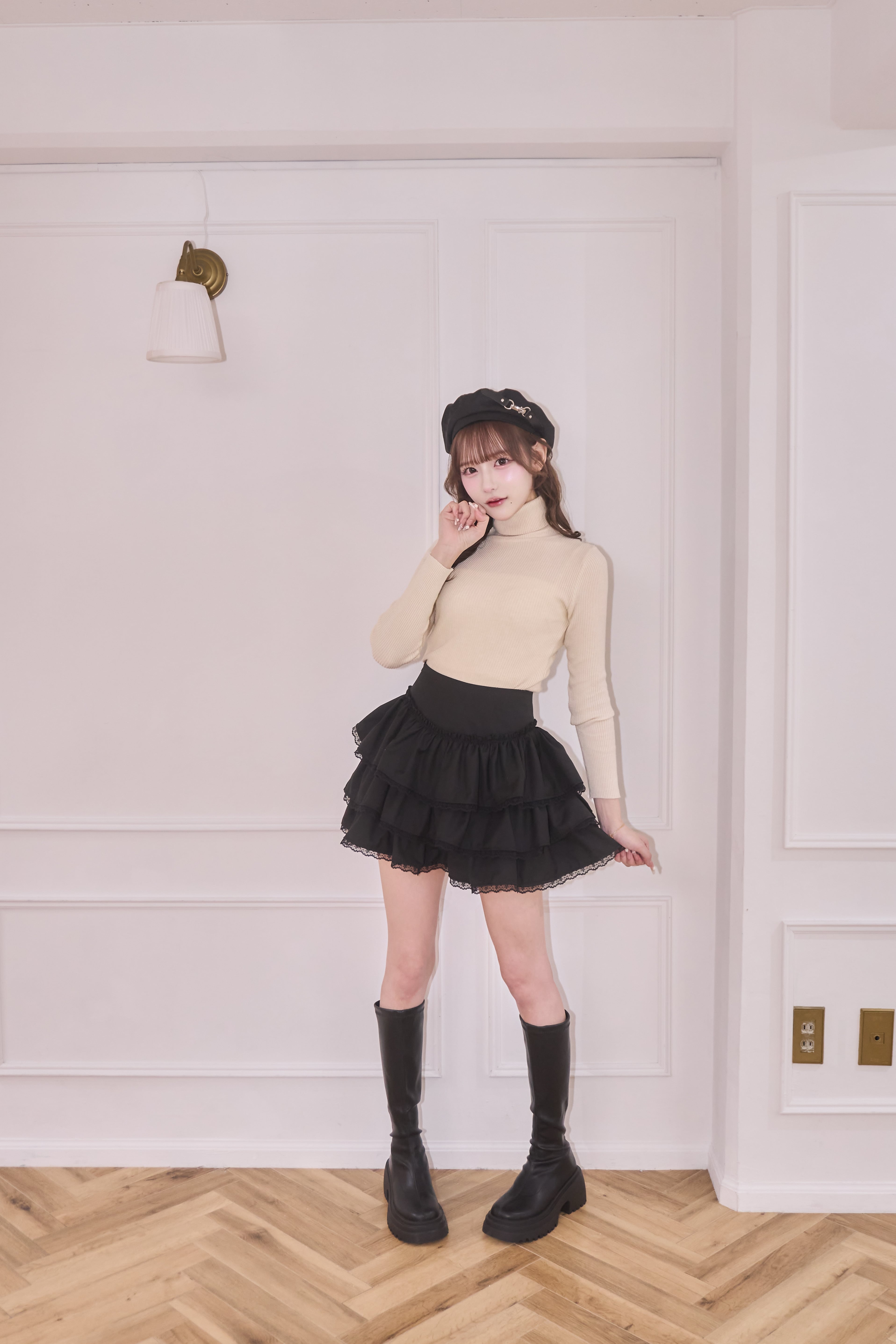 Mel. turtle neck knit