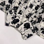 JOURNAL STANDARD ジャーナルスタンダード 花柄 シアー 長袖シャツ /ブラック×ホワイト系 レディース