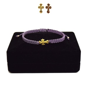 【無料ギフト包装/送料無料/限定】K18 Gold Baby Crux Bracelet / Anklet  Purple【品番 21S2001】