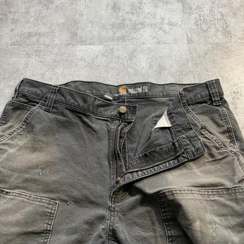 襤褸 10s ブラック ダブルニー Carhartt BLK 40×34 詳細写真8