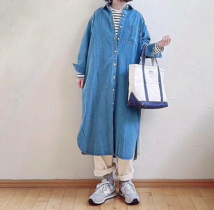 2カラー ワンピース シャツワンピース 長袖 マキシ丈 デニム カジュアル レディース Ladiesfashion Kandk 2カラー ワンピース シャツワンピース 長袖 マキシ丈 デニム カジュアル レディース Ladiesfashion Kandk