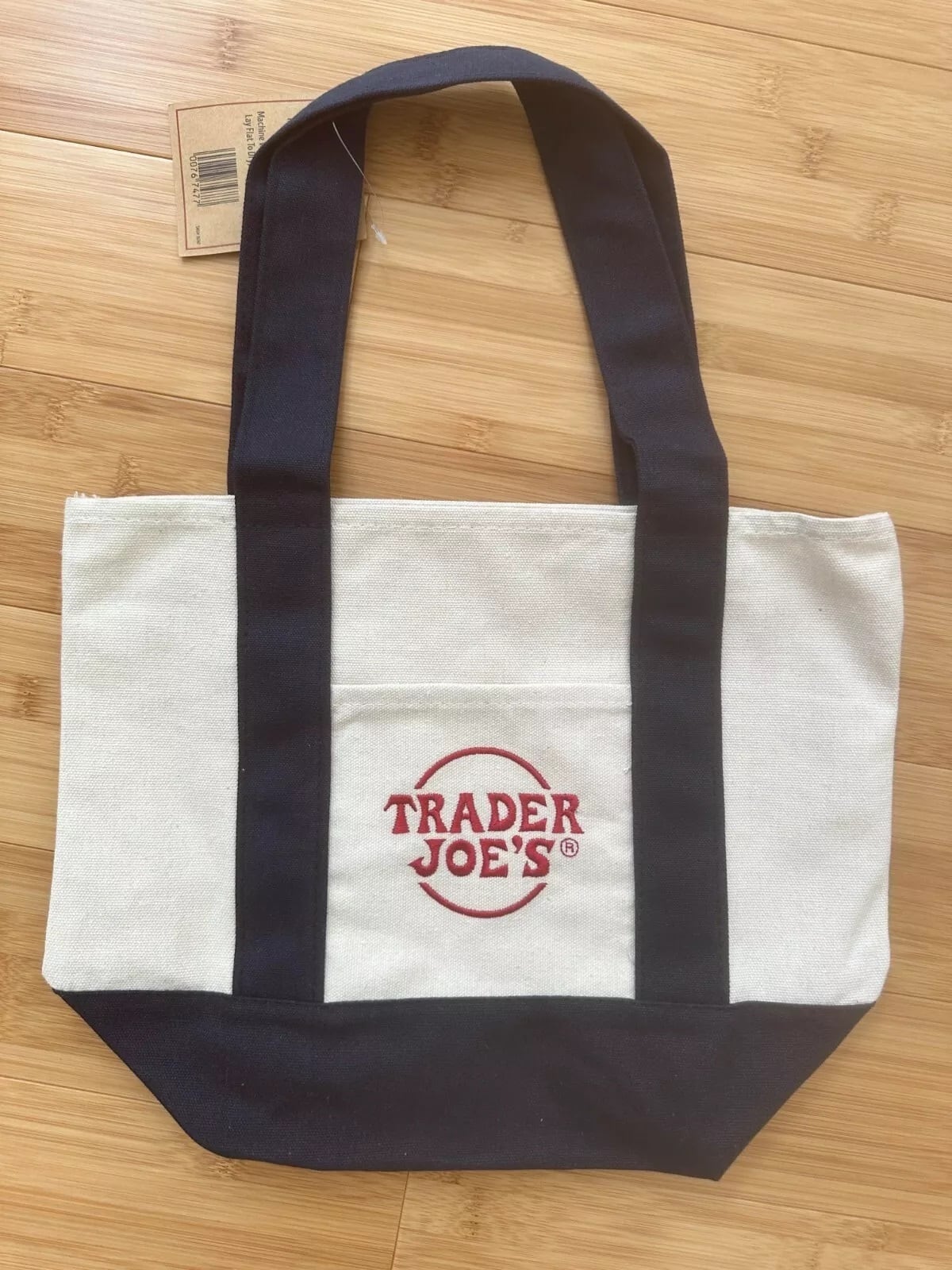 Trader Joe's トレーダージョーズ ミニトートバッグ ネイビー | Health