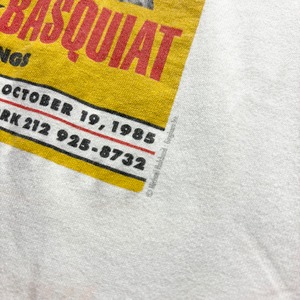 vintage 1990’s~2000’s “WARHOL BASQUIAT” print tee