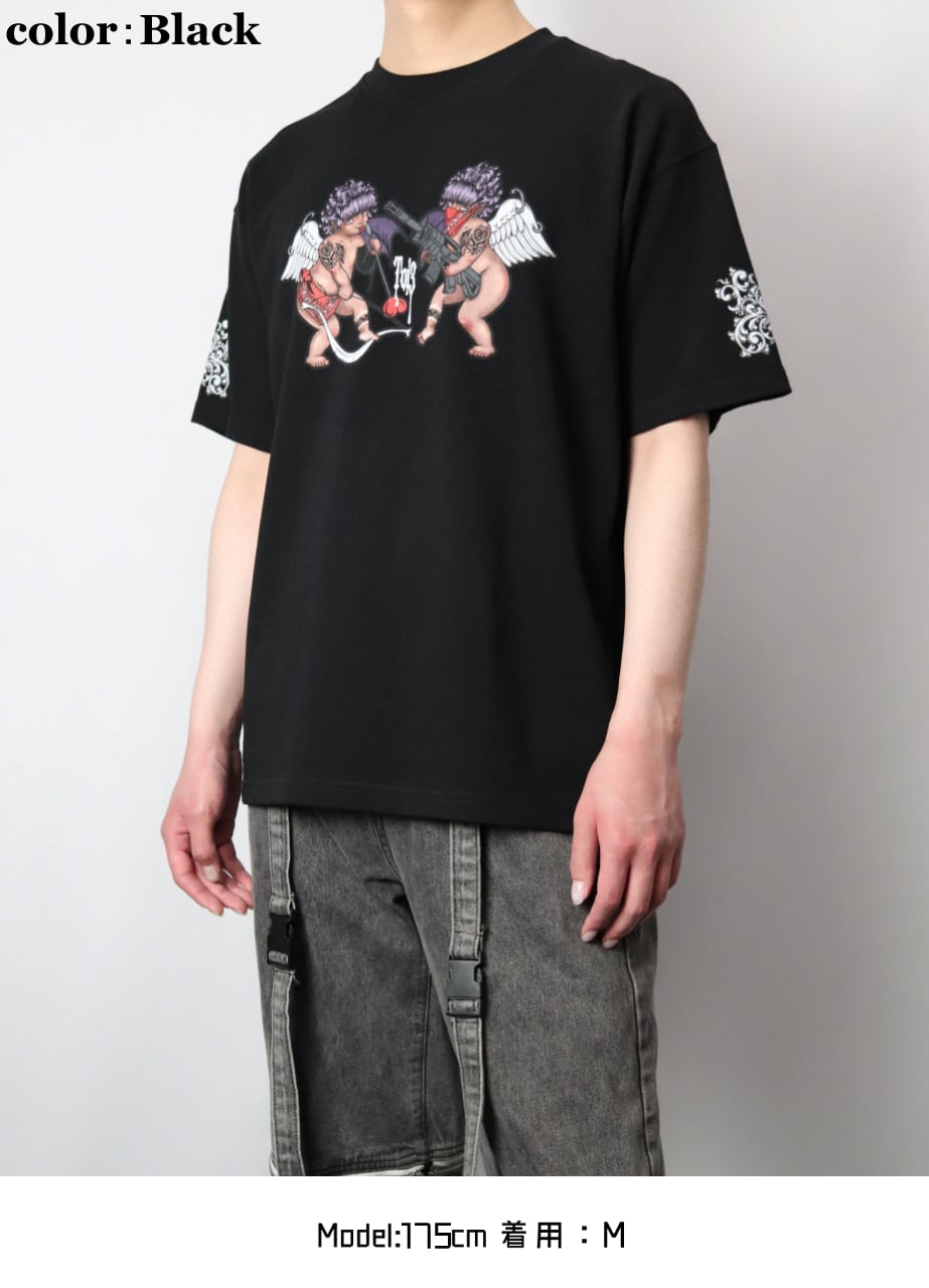 AngelDevil T-shirt(エンジェルデビル ティーシャツ)【Black】 | Toi3