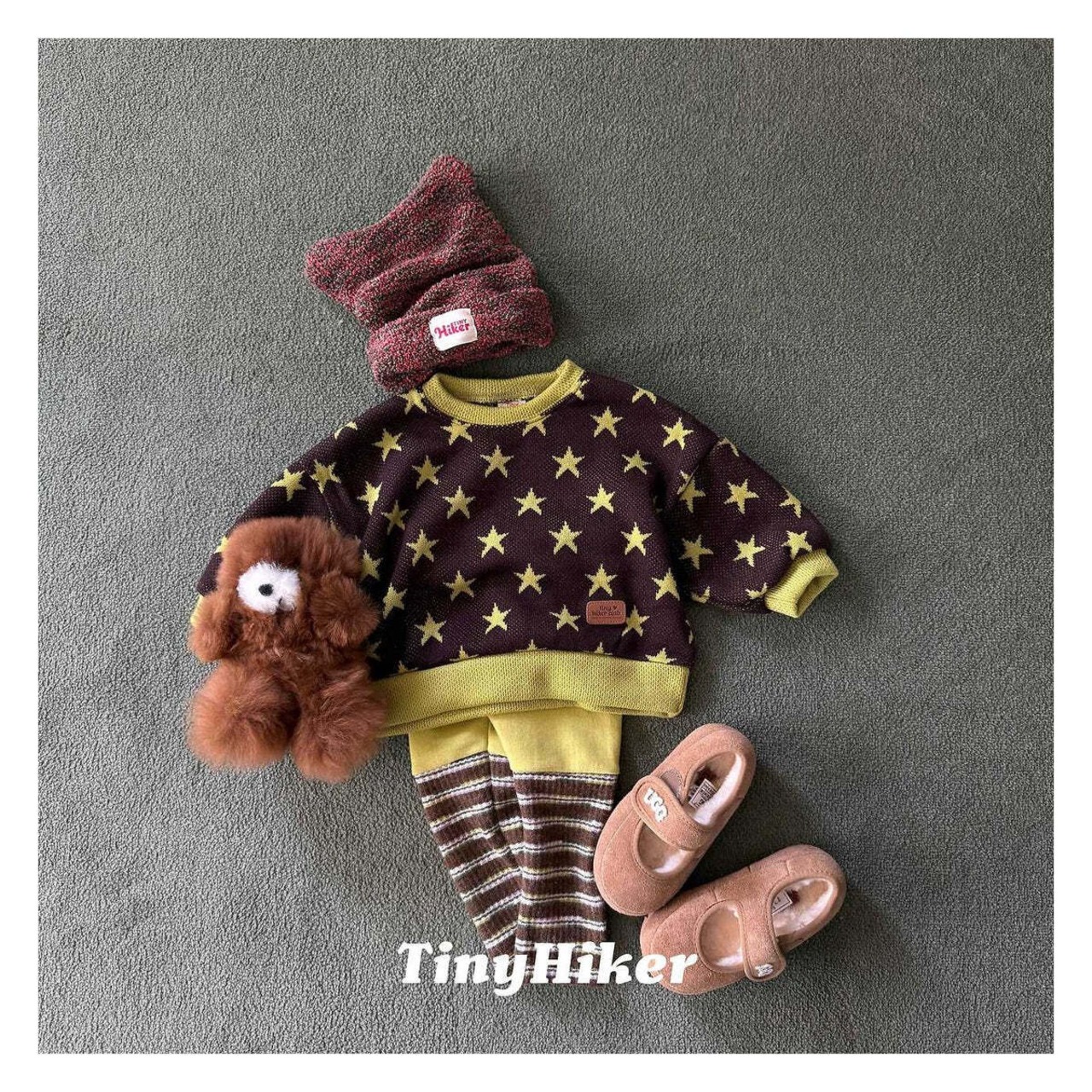 【取寄】Tiny Hiker ユニークミックスレギンス|冬服|韓国子供服