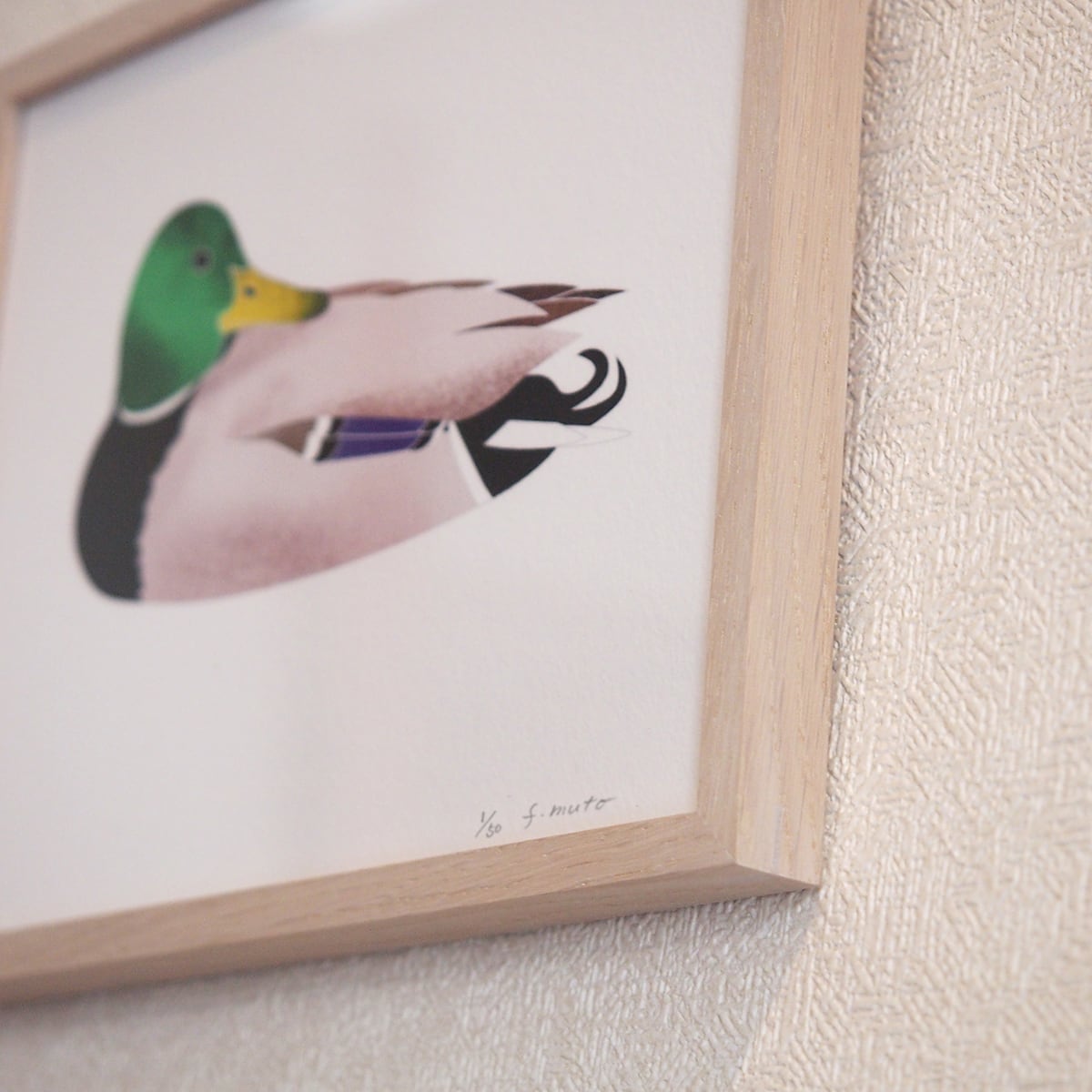 マガモ ｜ 版画 | muto fumiaki artwork