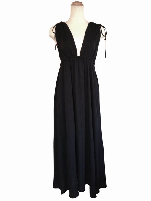 Maxi Night&Resort Dress Black マキシナイト＆リゾートドレス ブラック