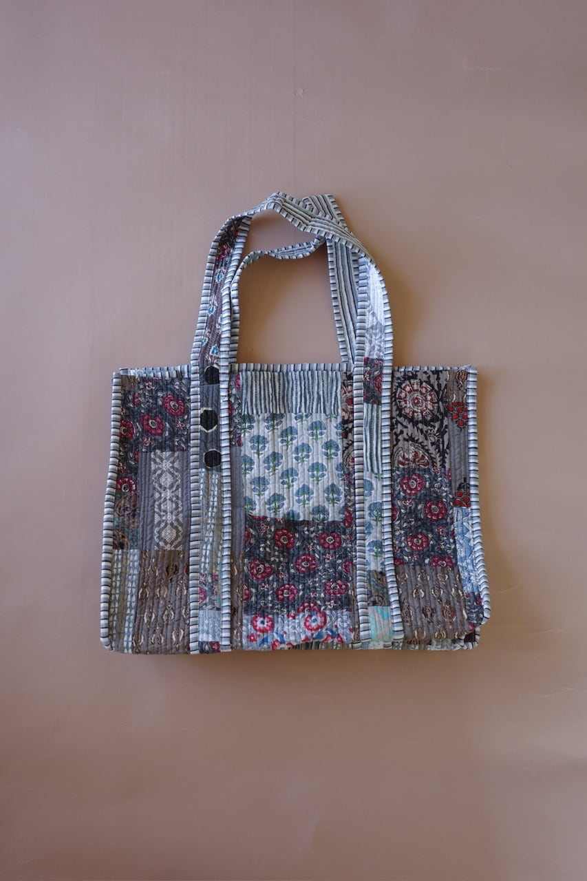 Patchwork Quilted Reversible Tote bag