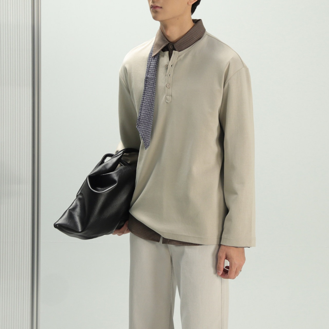 ヘンリーネックロングスリーブトップス　TB1837・画像10