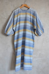 Vuokko blue striped balloon dress