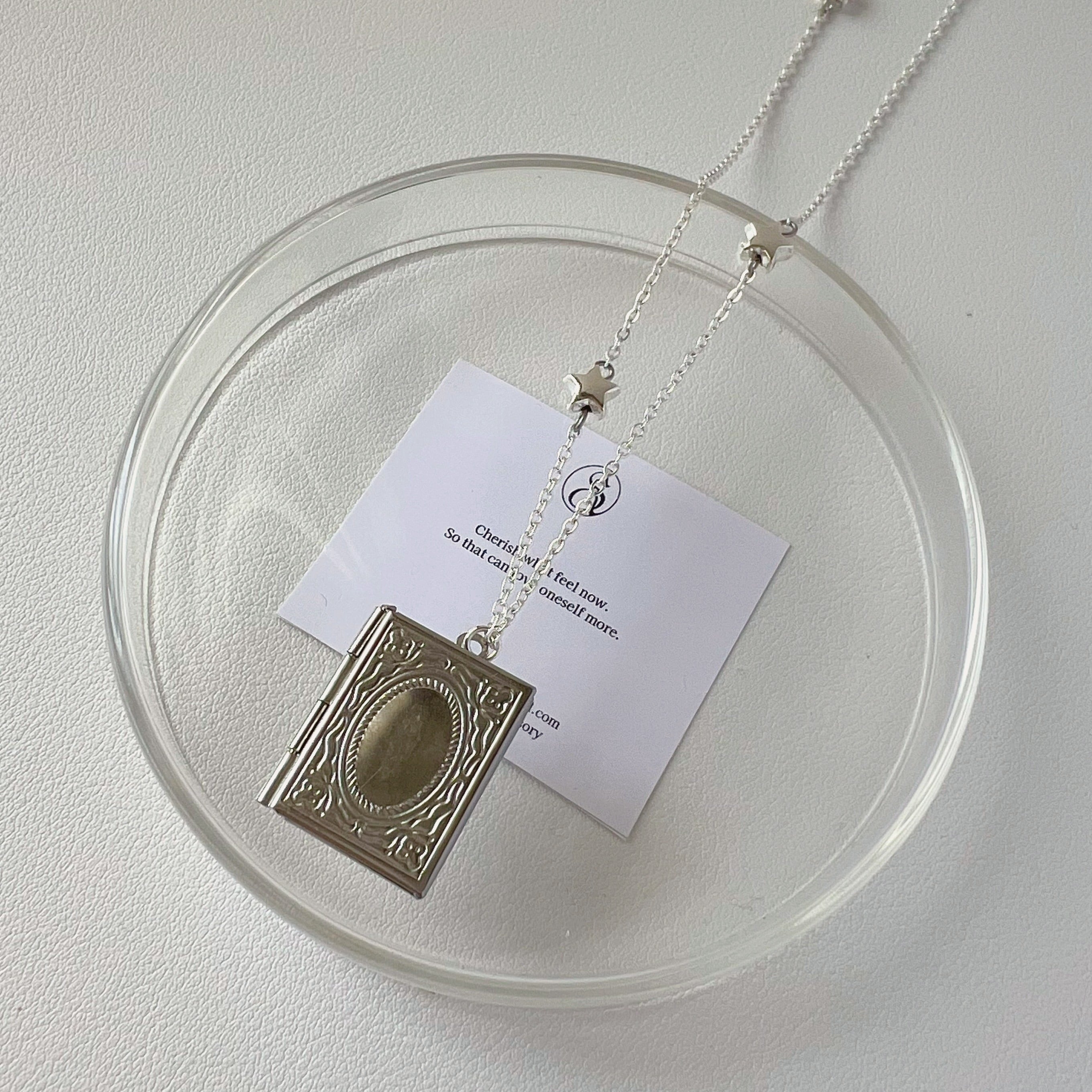 open pendant necklace［2type］ | saze