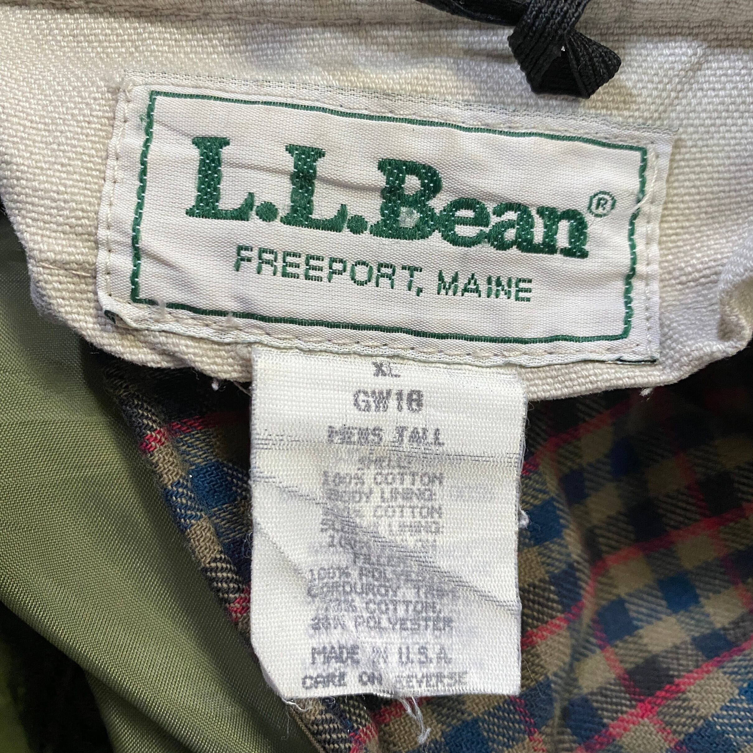 USA製 〜年代 L.L.Bean エルエルビーン ハンティングジャケット