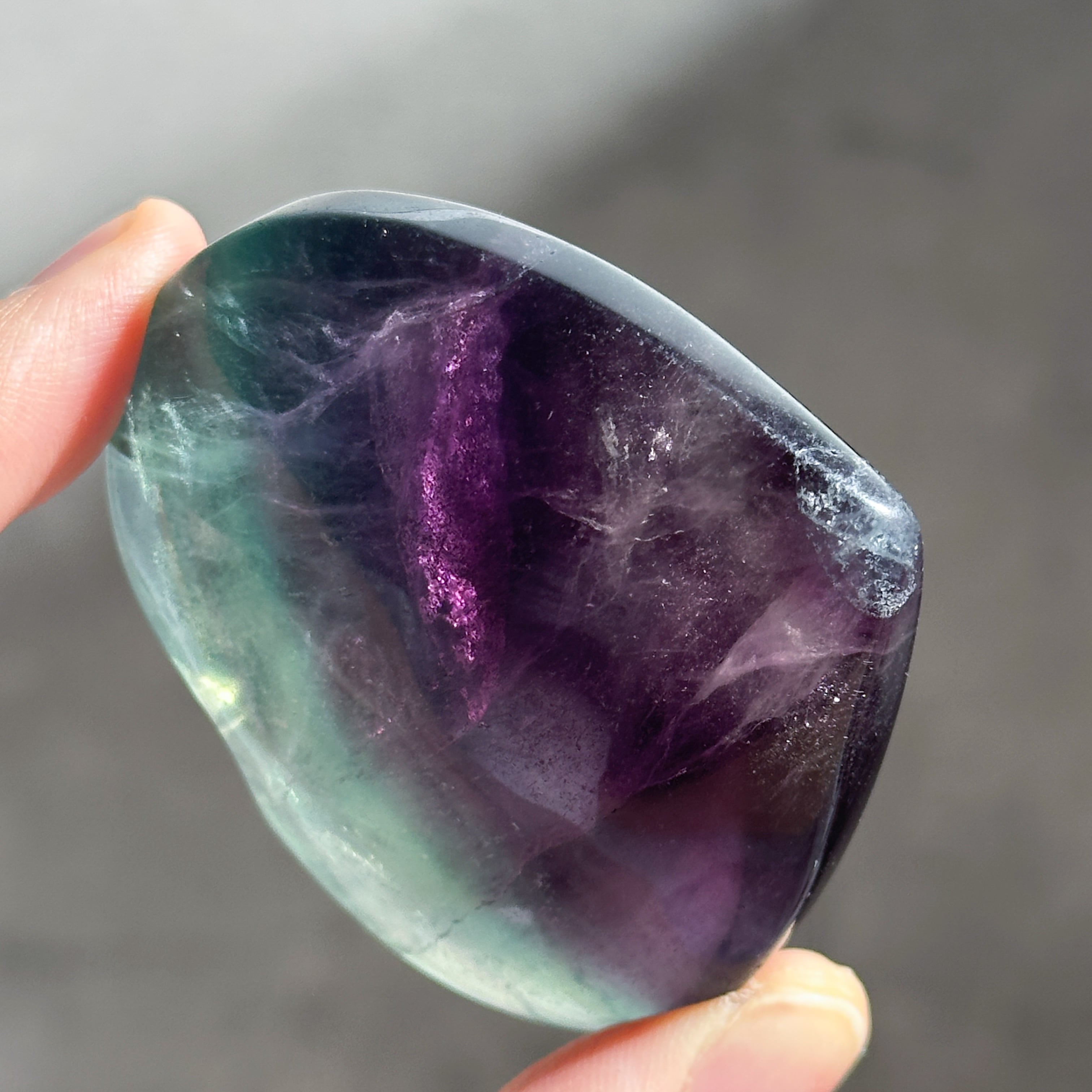 レインボーフローライト ハート31◇ Rainbow Fluorite ◇天然石・鉱物