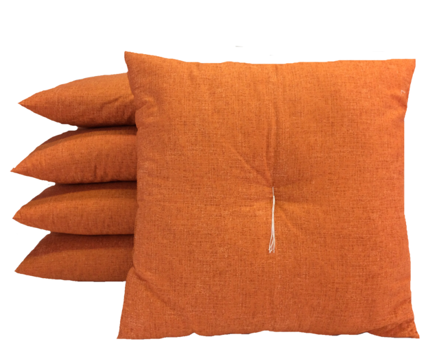 小座布団 45×45cm やわらぎ 朱 5枚セット