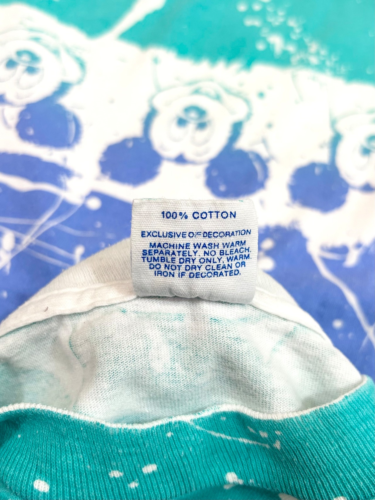 80〜90s MICKEY "All OVER PATTERN"Tee MADE IN USA Size XL程