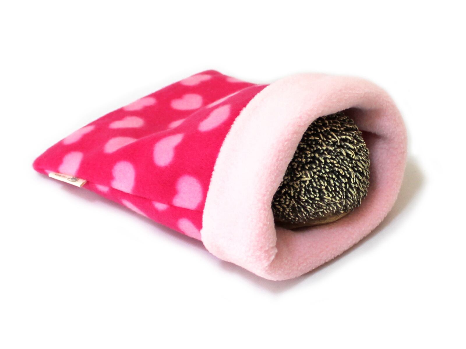 ハリネズミ寝袋 リンゴピンク