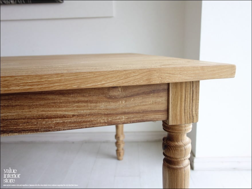 エナミ様 サイズオーダーテーブル 」オールドチーク総無垢 ダイニング