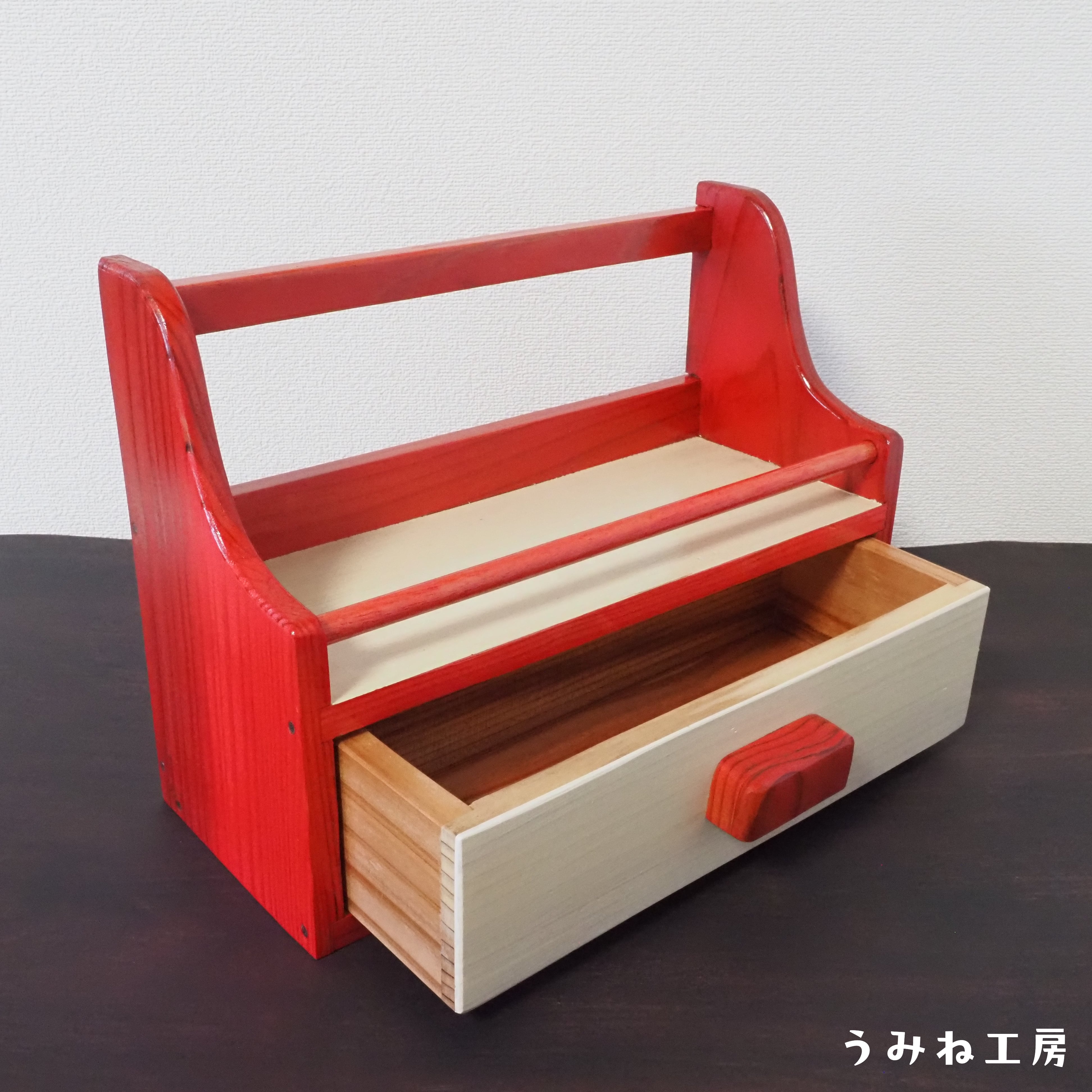 木製 調味料棚 ～ 昭和レトロ風 ～ | うみね工房