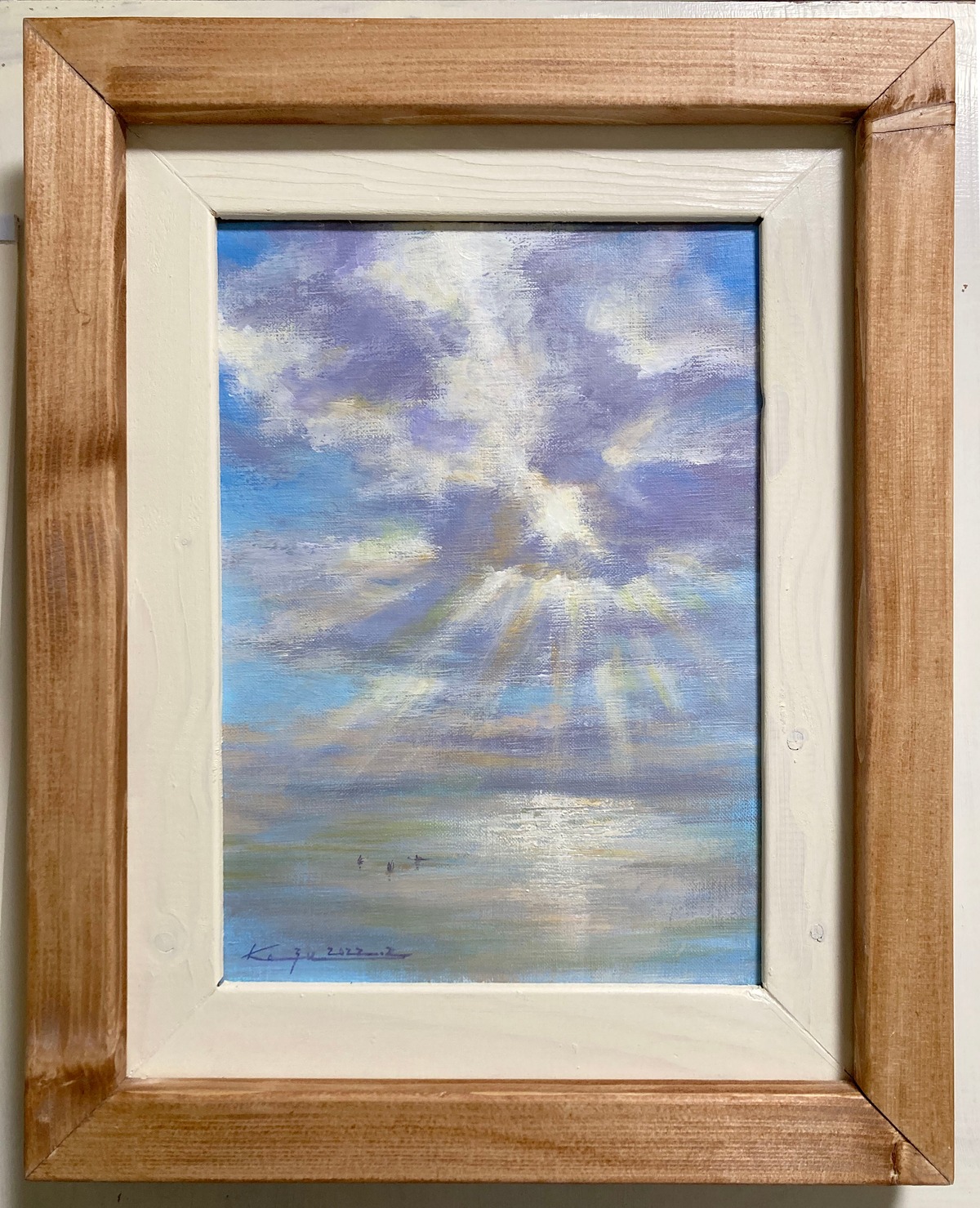 天使の梯子 湘南 鎌倉 海の絵 販売 画家 亀山和明のblog