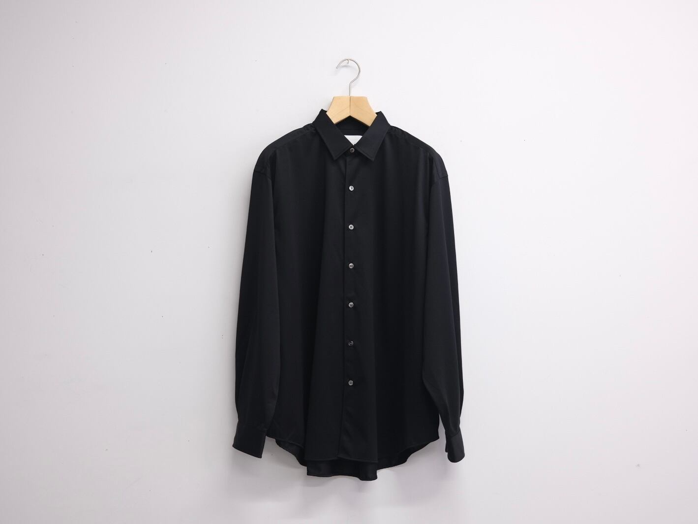 KANEMASAPHIL” 46G Atmosphere L/S Shirt Black” | Lapel online store