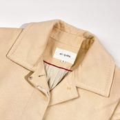 カシミヤ100% en quête アンケート ステンカラーコート 9/アイボリー レディース