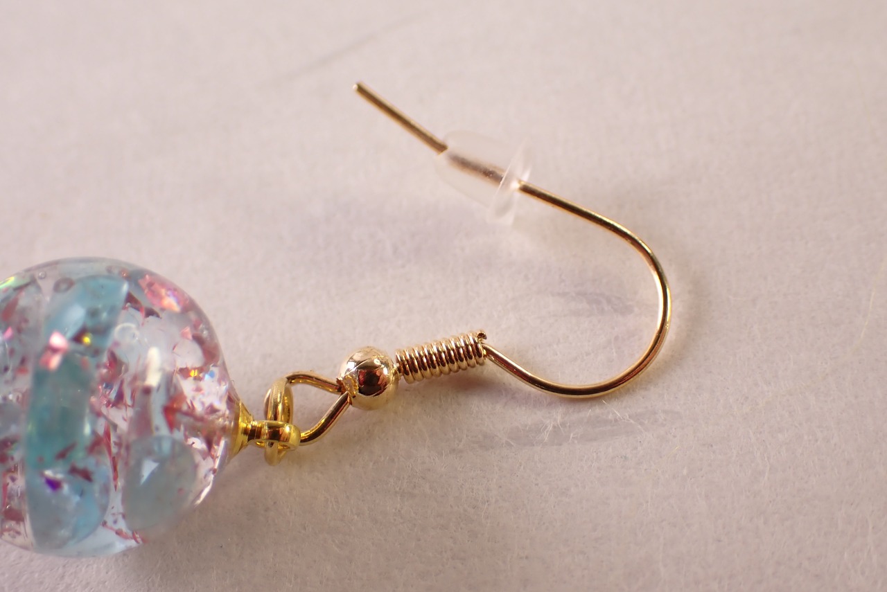 【定期便利用者様限定】アパタイトレジンピアス　 [D11‐140]