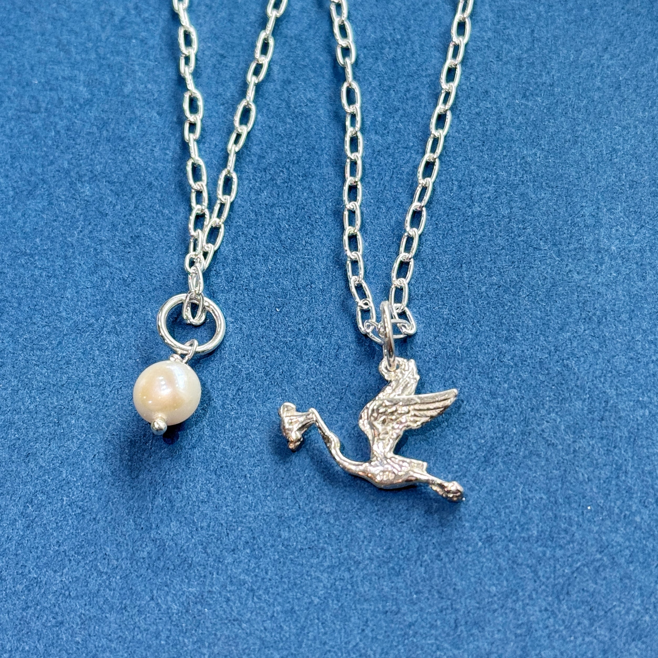 幸運を運ぶ コウノトリ ネックレス | 【公式通販】鎌倉のシルバー