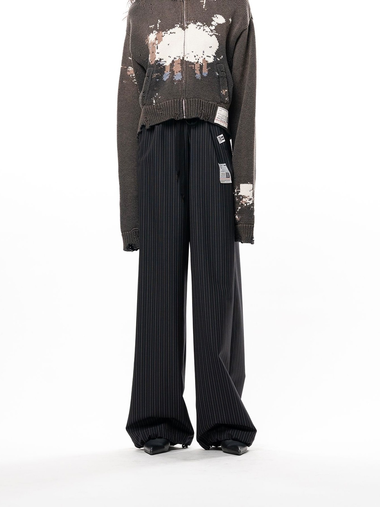 【26AW】Maison MIHARA YASUHIRO ミハラヤスヒロ / パンツ / Wool Easy Pants - 1