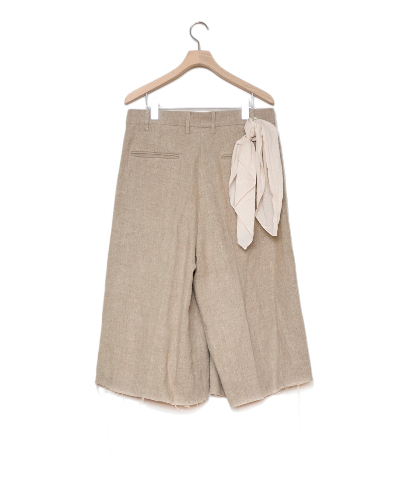 Midorikawa / MID26SS-PT02 CROPPED CULOTTES PANTS (IVORY