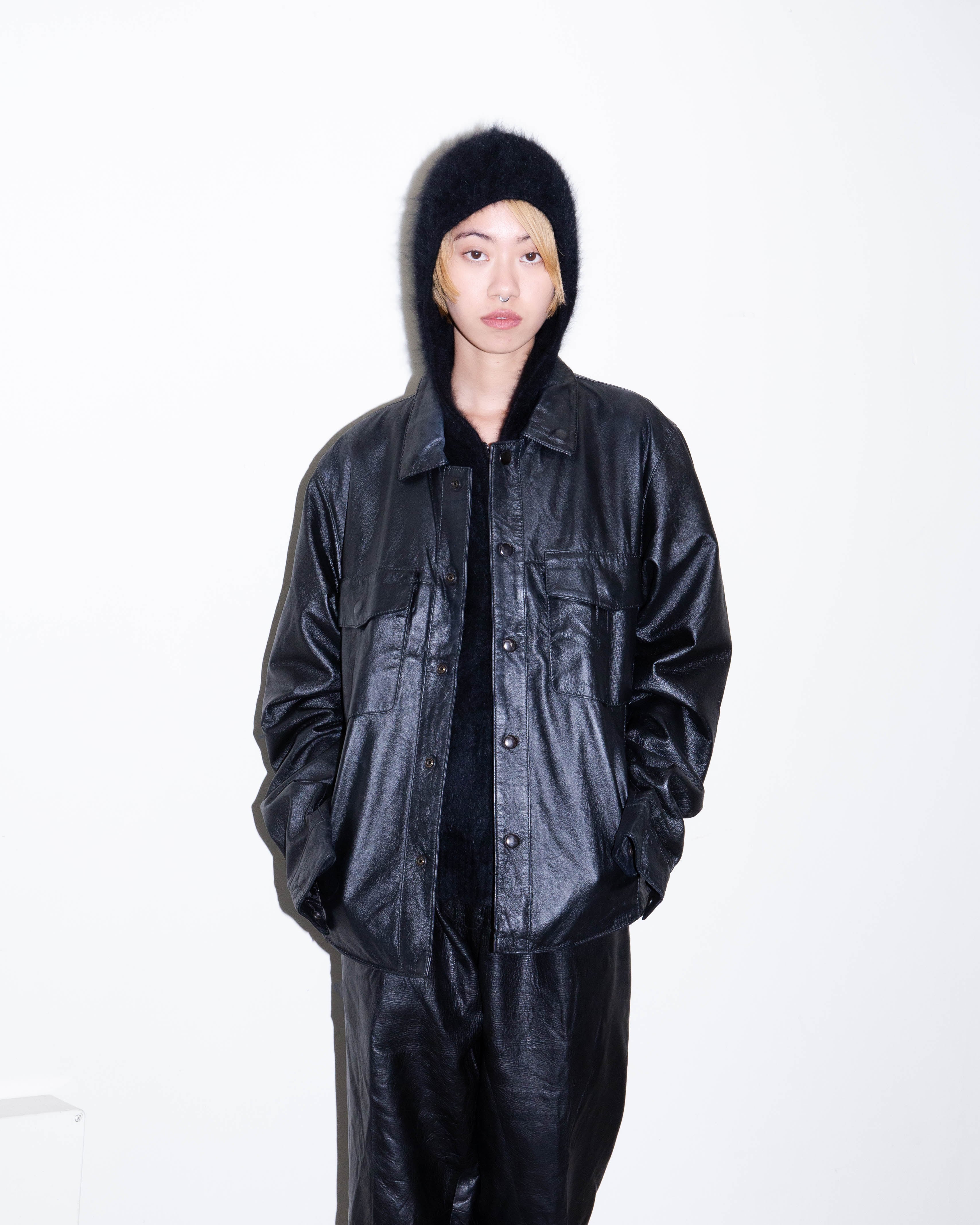 80年代 MEMBERS ONLY レザージャケット ハイネック レザー スポーツ