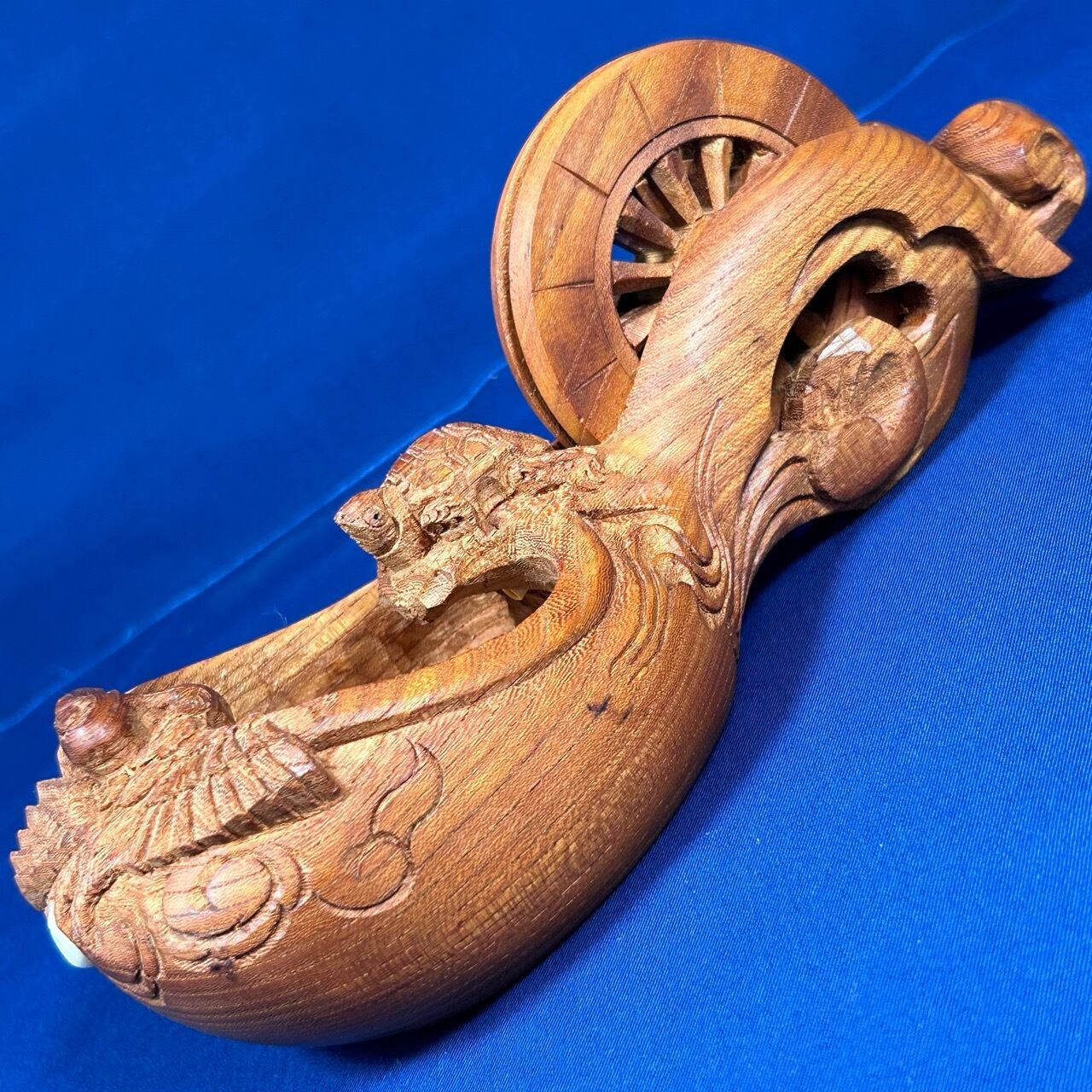 ☆限定価格☆ 墨壺の名工：坪俊作 / 鶴亀墨壺 廻手なし〈サイズ：240mm 