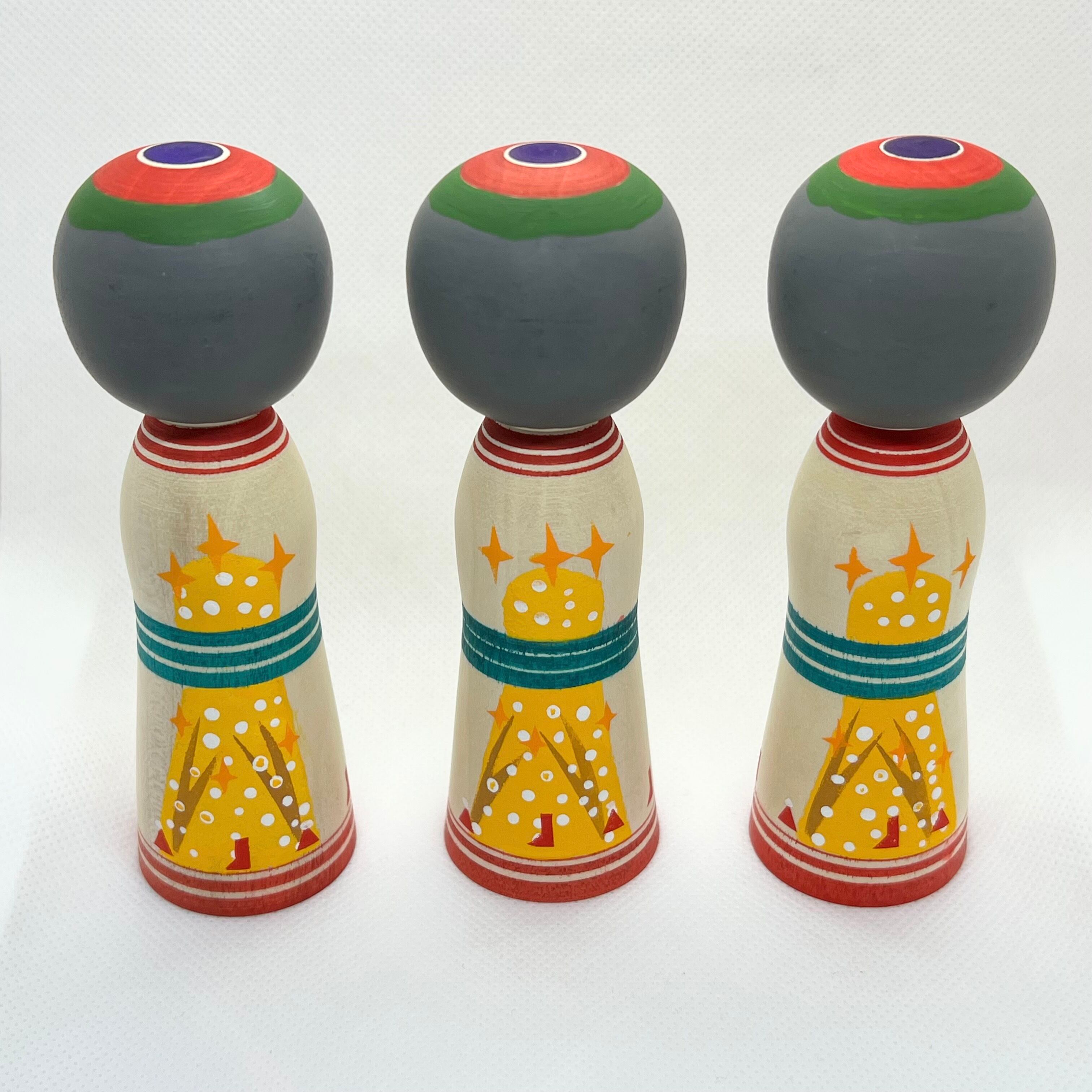 創作こけし「旅こよみ」12月 | merry merry christmasland