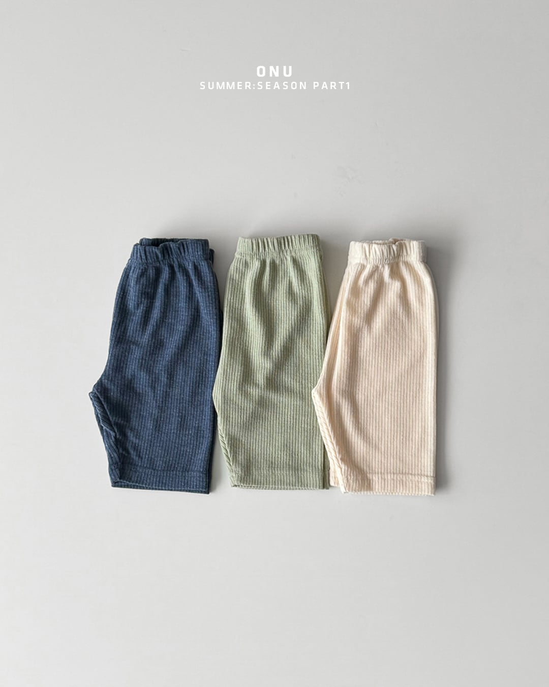 ribbed knee-lenght leggings【onu】※5月中旬〜5月下旬発送予定