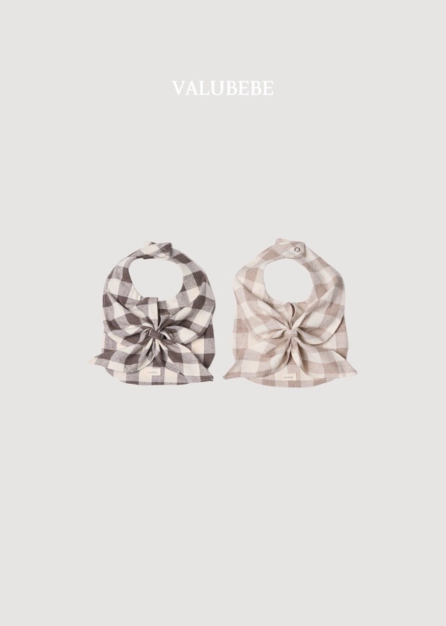 valubebe［取寄］check scarf bib 26autumn