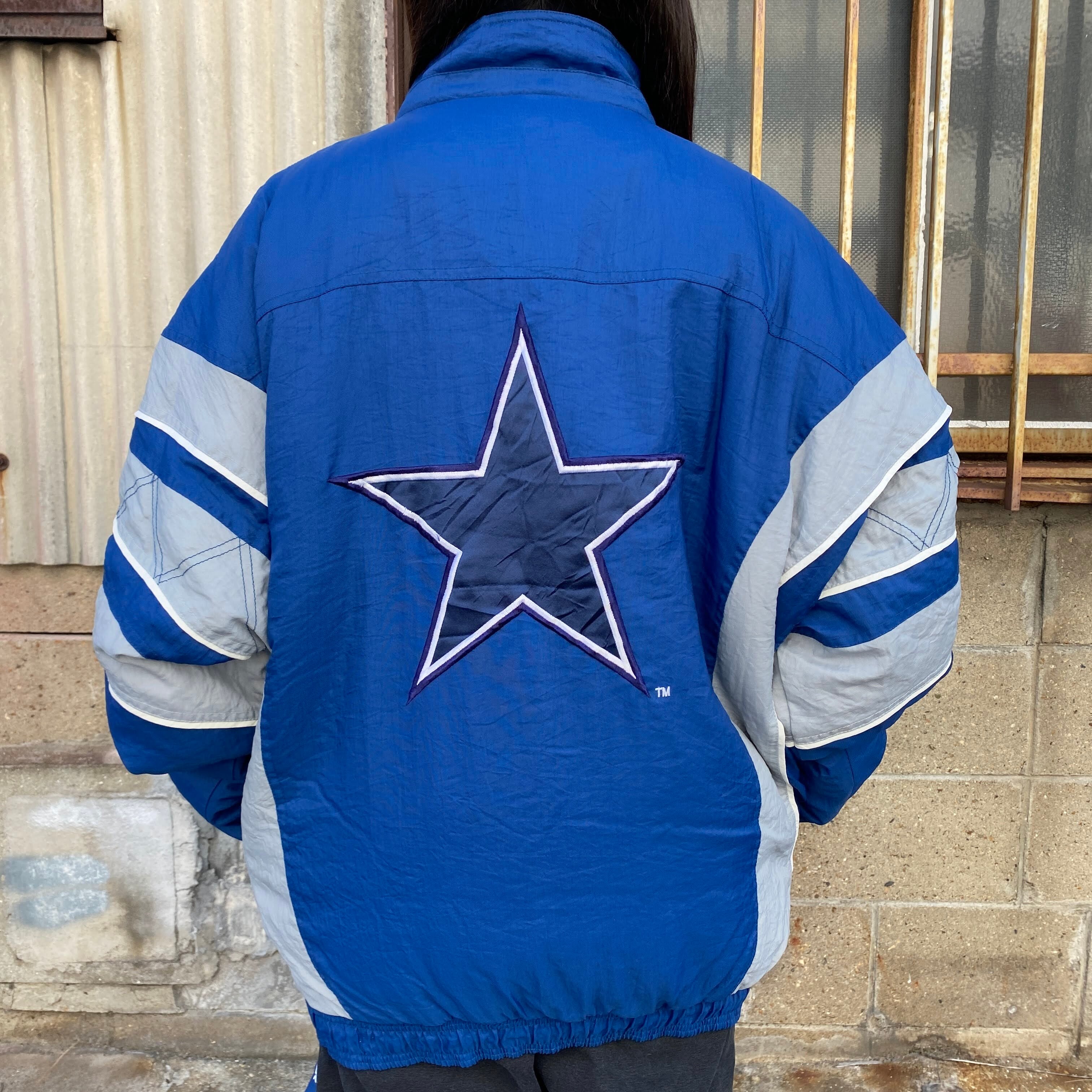 STARTER スターター NFL カウボーイズチームロゴ刺繍 中綿 ナイロン  